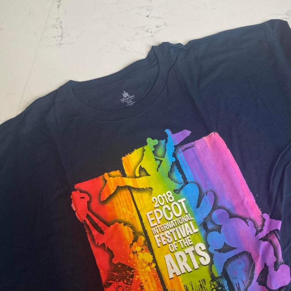 Disney EPCOT Festival of the Arts 2018 T-Shirt 3XL  Disney Parks Exclusive‎
